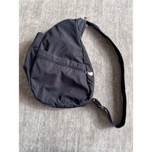 Ameribag Nylon Carry-All  Sling Back Minimalist Design Black Sling Backpack Adju